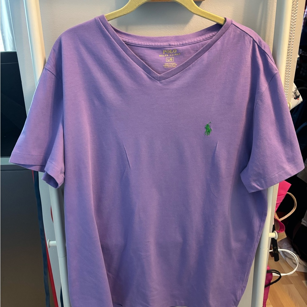 Polo by Ralph Lauren Men's Lavender t-shirt